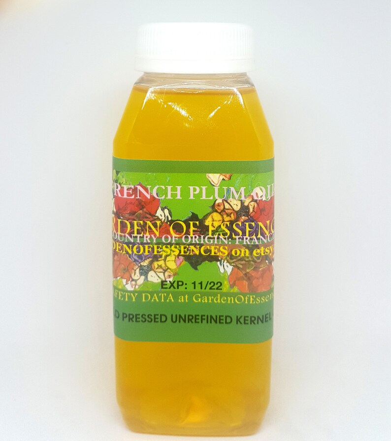ORGANIC Plum Kernel Oil UNREFINED Cold Pressed French Plum Etsy