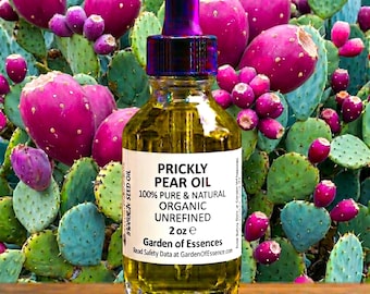 Unrefined Prickly Pear Seed Oil, Barbary Fig, Organic Face Serum (30ml) -  Etsy