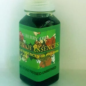 Organic Acai Berry Oil COLD PRESSED Unrefined Anti-aging Super-fruit Serum for Lines, Dry, Sensitive Dehydrated, Breakouts GardenOfEssences