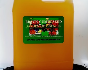 SALE Organic Black Cumin Seed Oil UNREFINED Cold Pressed for Smooth Skin, also Edible, Calming Oil for Dryness, Breakouts, GardenOfEssences