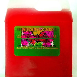 Organic Sea Buckthorn Oil CO2 Extract UNREFINED, Anti-aging Hydrating Skin Oil for Lines, Soothes Irritation + Discomfort, GardenOfEssences
