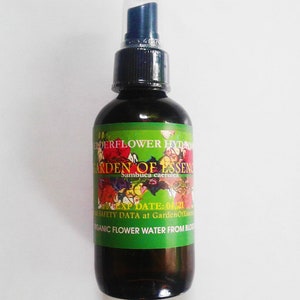 Organic Hydrosols Amber, Apple, Bamboo, Blue Lotus, Calendula, Hibiscus, Papaya Leaf, Raspberry Leaf, Sandalwood GardenOfEssences