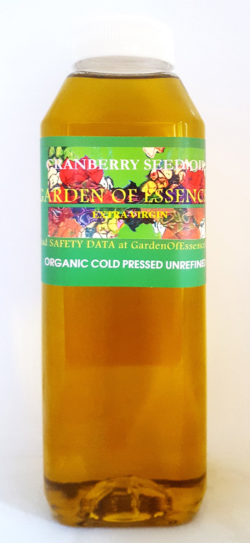 Organic Cranberry Seed Oil UNREFINED Cold Pressed, Natural Vitamin E, for dry, lines, irritated, itchy, breakout, roughness GardenOfEssences image 6