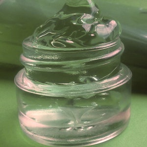Organic Aloe Vera Gel Jelly Chemical Free, Hydrating Eye Gel+Calming Face Gel for Sensitive Skin, Red Breakouts, Irritation GardenOfEssences