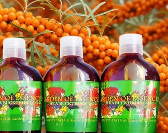 SALE Organic Sea Buckthorn Oil CO2 Extract UNREFINED, Anti-aging Hydrating Skin Oil for Lines, Calms Irritation + Breakout, GardenOfEssences