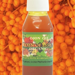 Organic Ojon Oil Unrefined Cold Pressed for Very Dry Hair, Ojon Oil is better than Batana Oil for Dry Damaged Frizzy Hair, GardenOfEssences