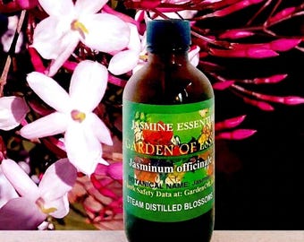 SALE Jasmine Essential Oil Steam Distilled, Undiluted, Anti-aging Face Oil for Face Lines, Age Spots, Irritated Itchy Skin, GardenOfEssences