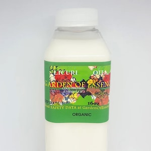 ORGANIC Licuri Oil UNREFINED Cold Pressed, Better than Coconut Oil, Anti-aging Face Oil,  Calming for Dry Skin + Dry Hair, GardenOfEssences
