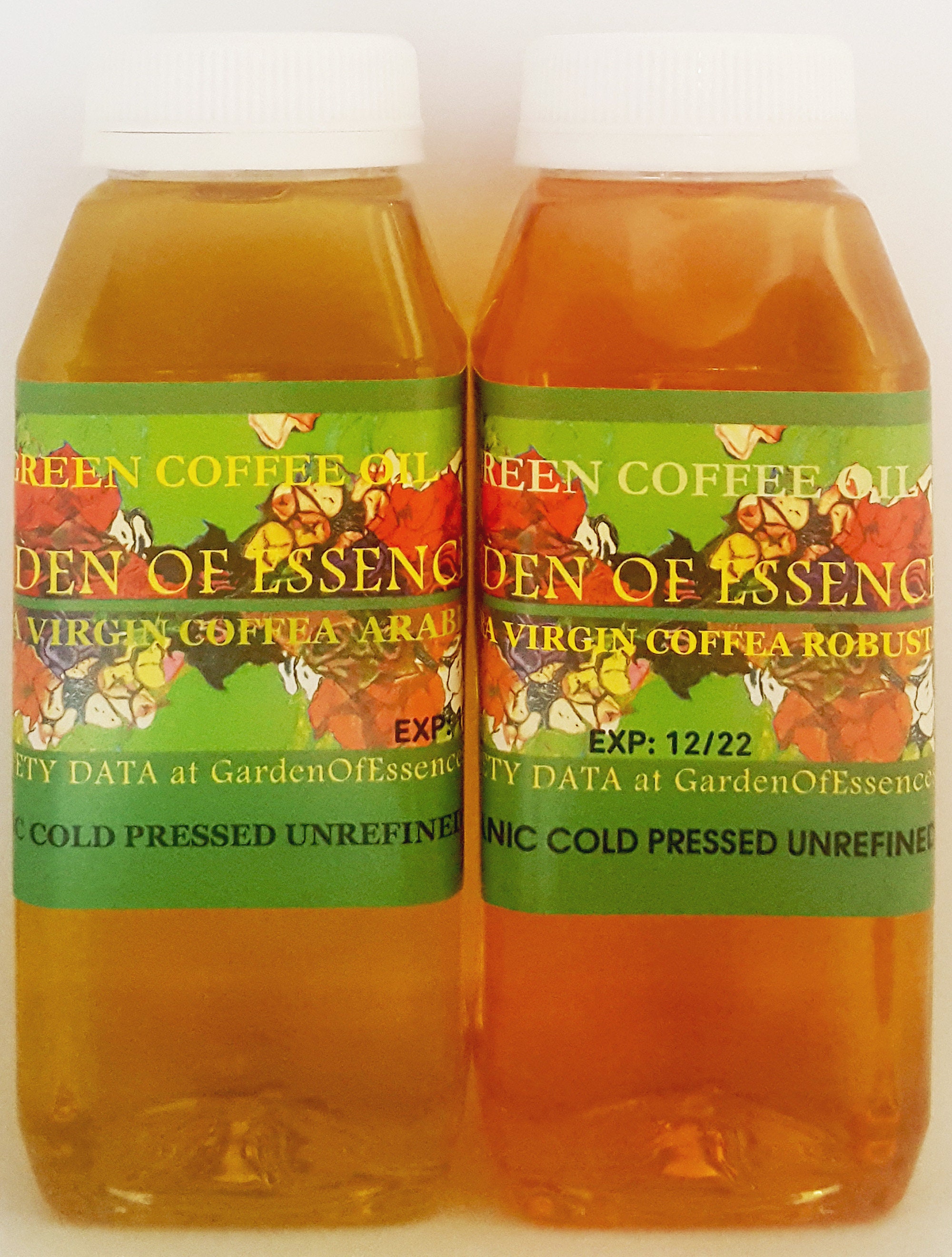 ORGANIC Green Coffee Oil UNREFINED Cold Pressed Antiaging Etsy