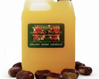 Aceite de castaño de Indias orgánico para piernas incómodas, tensión en las piernas, piernas cansadas, piel de araña, aceite de masaje para la tensión muscular, GardenOfEssences