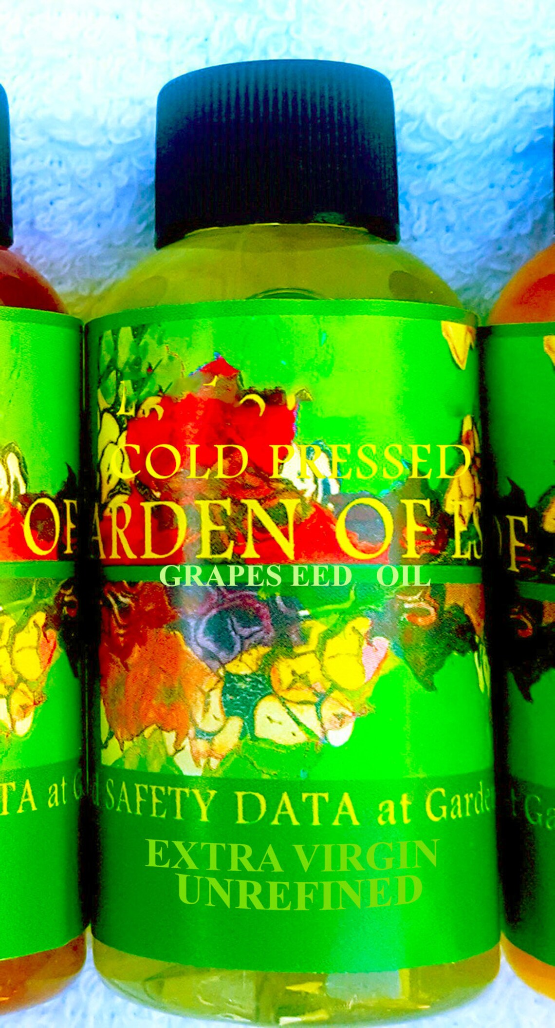 ORGANIC Grapeseed Oil UNREFINED Cold Pressed Pure Grapeseed Etsy