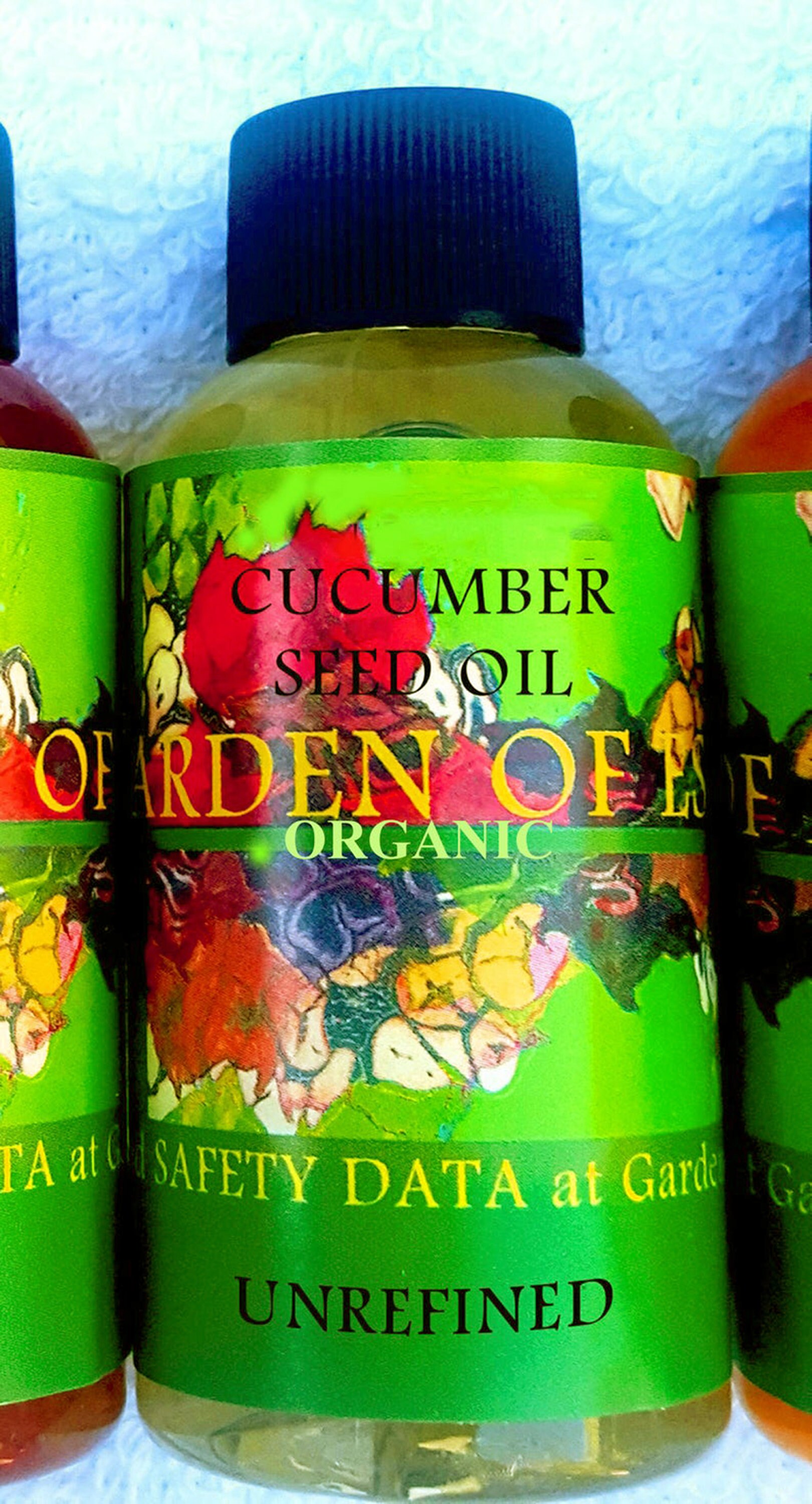 ORGANIC Cucumber Seed Oil UNREFINED Cold Pressed Calming Oil Etsy