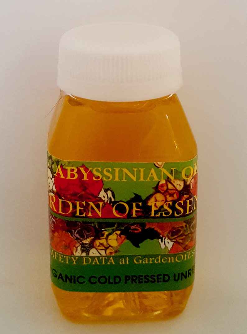 Organic Abyssinian Oil Cold Pressed UNREFINED From Africa Etsy