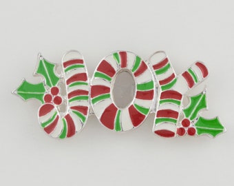 JOY Needle Minder / Christmas Needleminder / Red and Green Needleminder