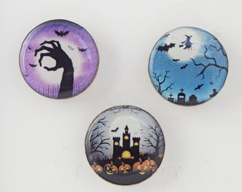 Halloween Needle Minder: Haunted House, Witch, Claw