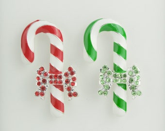 Christmas Candy Cane Needleminder: Cross Stitch Accessory