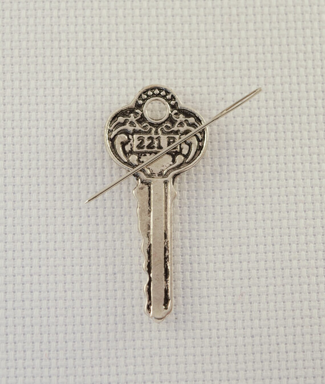 221B Baker Street Key Needleminder / Silver Key Needleminder / Etsy UK