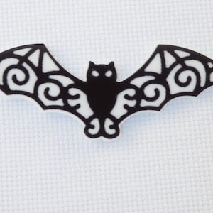Bat Needleminder / Resin Bat Needle Minder / Halloween Needleminder