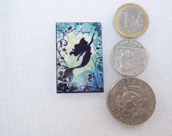 Ariel Mermaid Silhouette Needleminder: Cross Stitch Needle Keeper