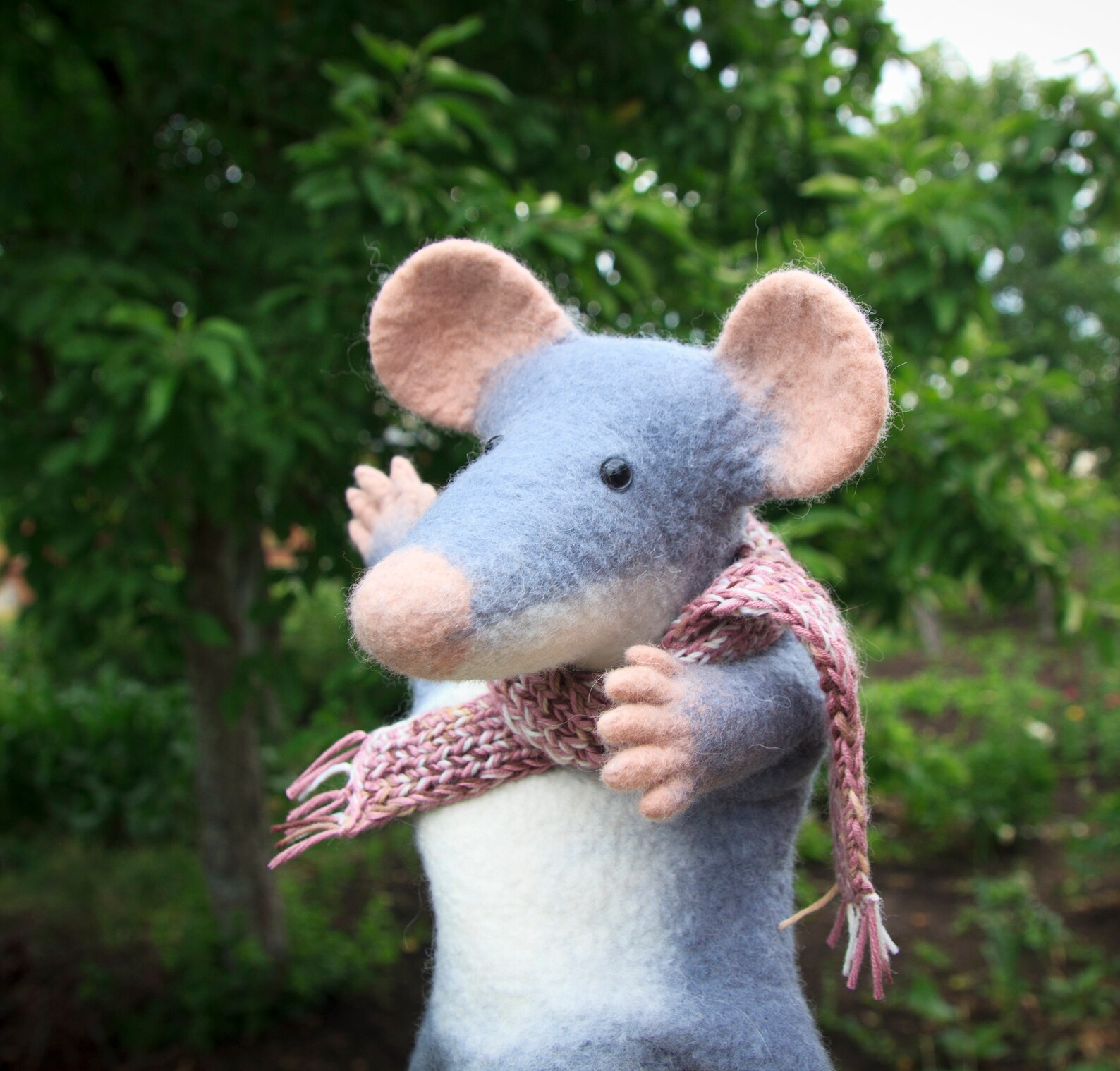 Mouse Rat hand puppet wet felted animal hand puppet Etsy