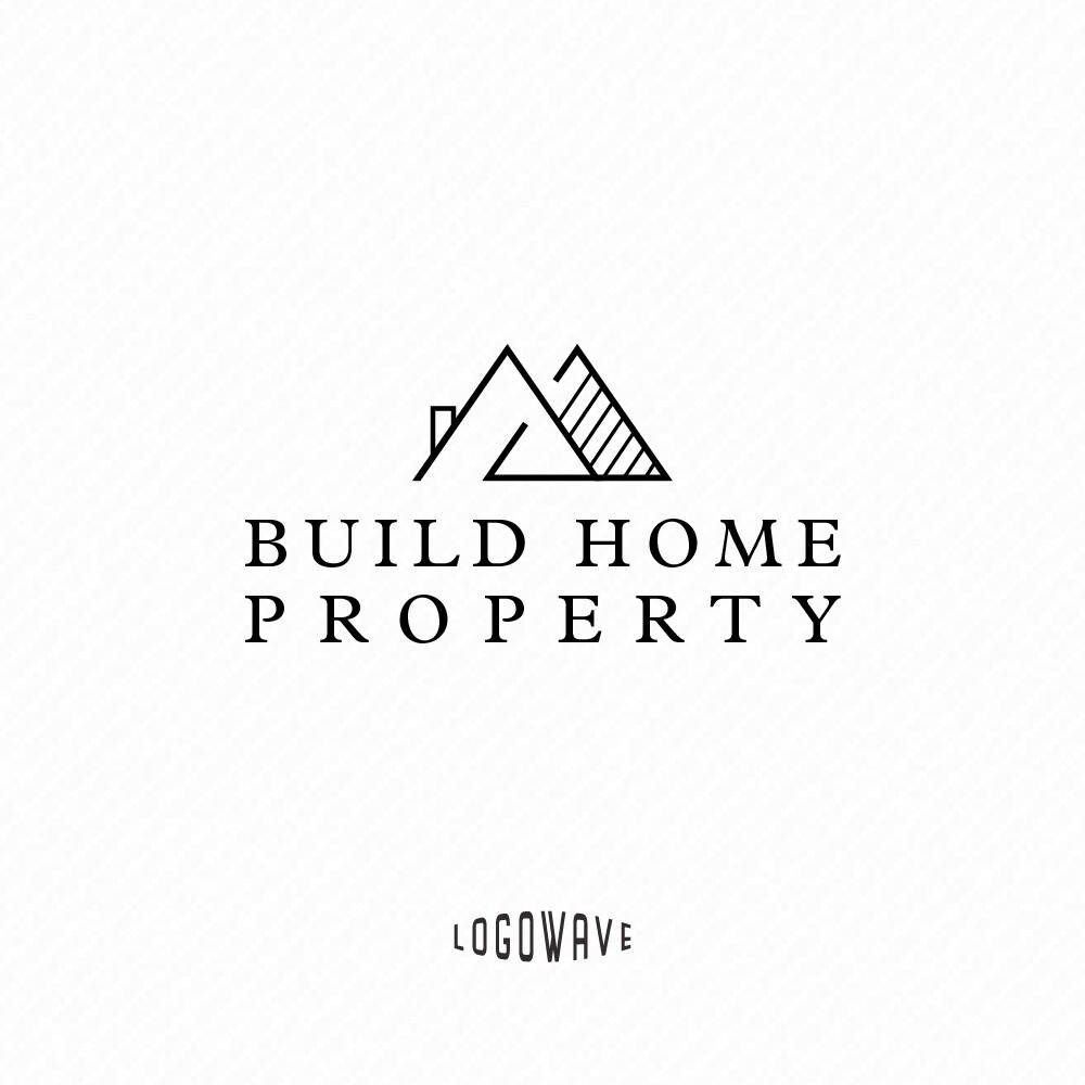Home Real Estate Logo. Realtor Logo. Property Logo. Build Home Etsy