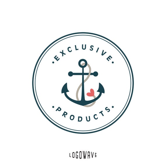 Anchor Logo. Sea Logo. Nautical Logo. Apparel Logo. Handmade Logo. Anchor  Design. Custom Logo.  Shop Logo. Boutique Logo. Fashion Logo -   Canada