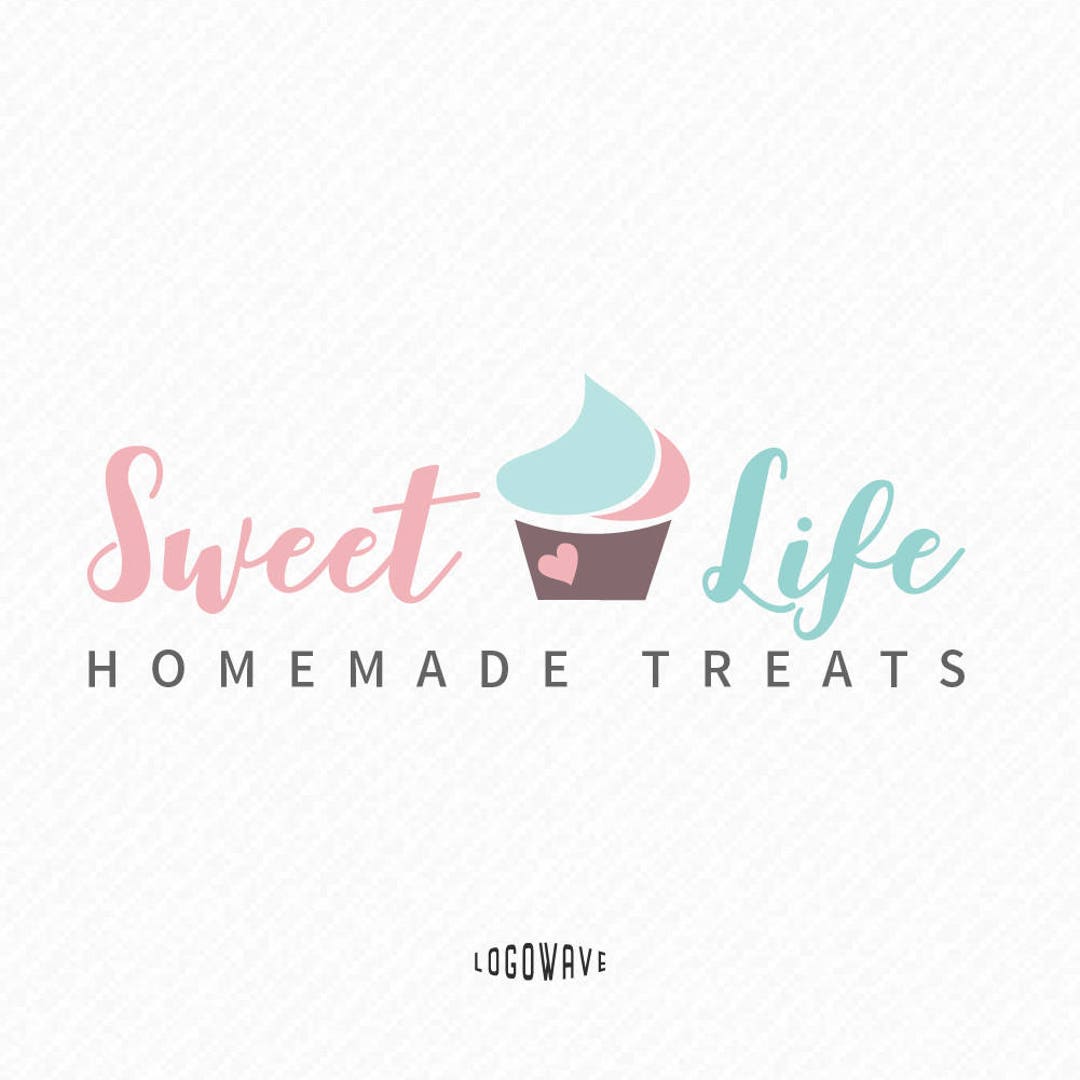 Bakery Logo Design. Bakery Cupcake Logo. Cupcake Handmade - Etsy