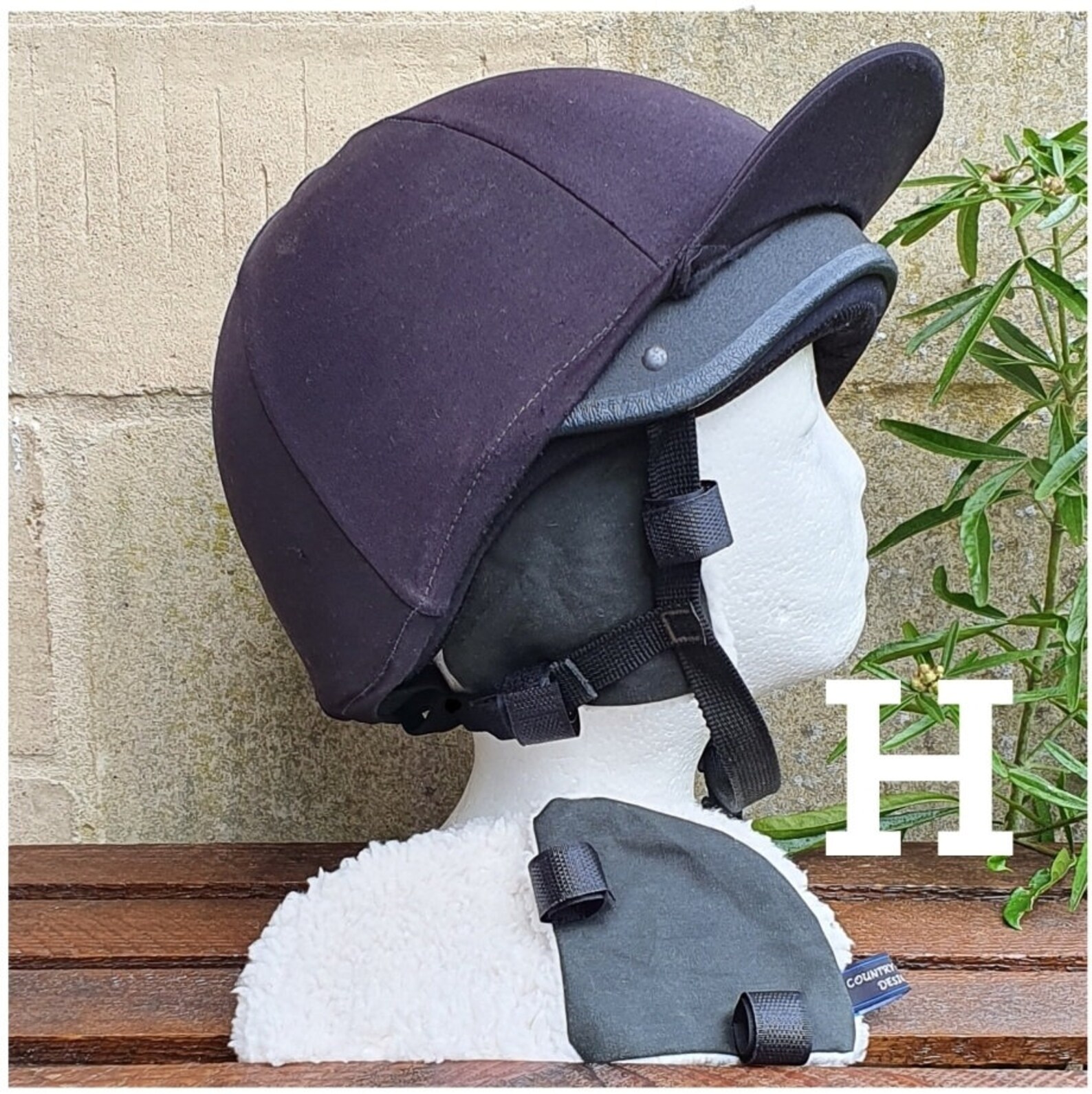 Waxed Riding Hat Ear Muffs Warmers Brown or Cream Sherpa Etsy