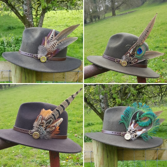 Large Pheasant Feather Hat Pin Country Wear Etsy Australia