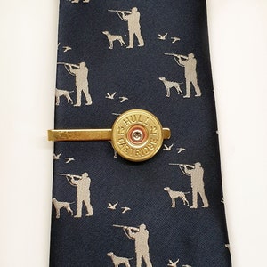 Hunting/ shooting themed tie clips, shooting gift, wedding gifts. boxed