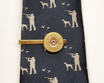 Hunting/ shooting themed tie clips, shooting gift, wedding gifts. boxed