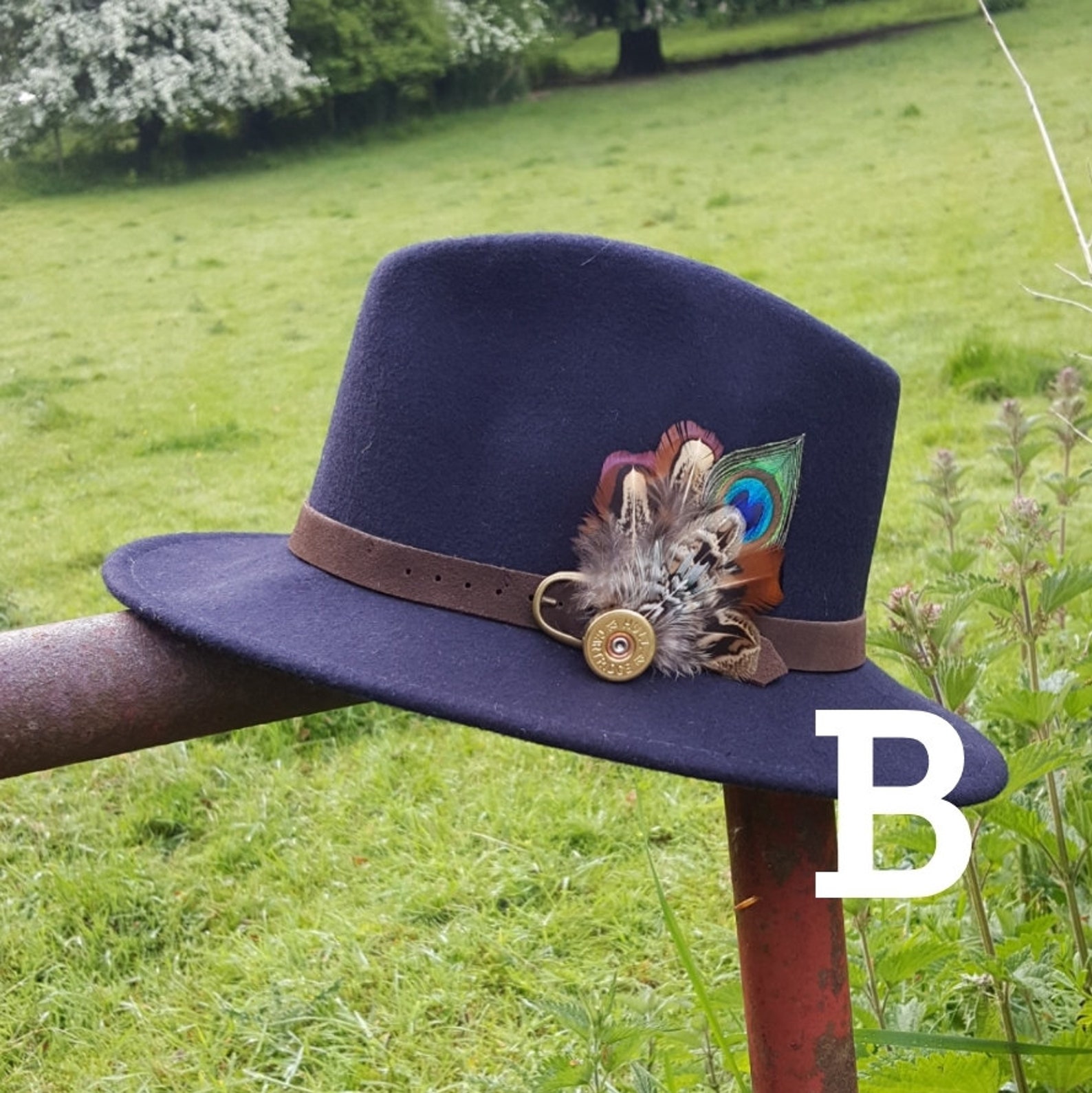 Medium Pheasant Feather Brooch Hat Pin Country Wear Etsy UK
