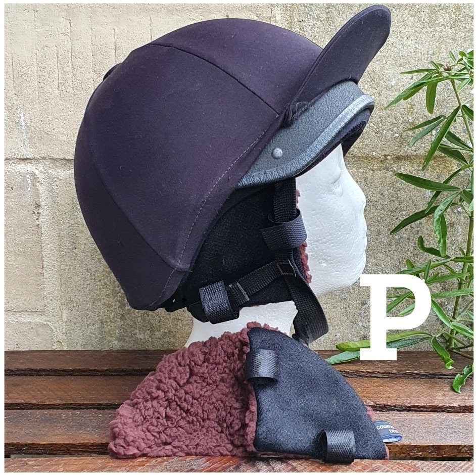 Fine Tweed & Black Sherpa Riding Hat Ear Warmers Ideal Gifts! 