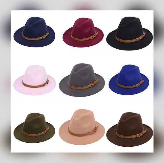 Fedora Hat Many Colours Great Stylish Practical Hat. Unisex - Etsy UK