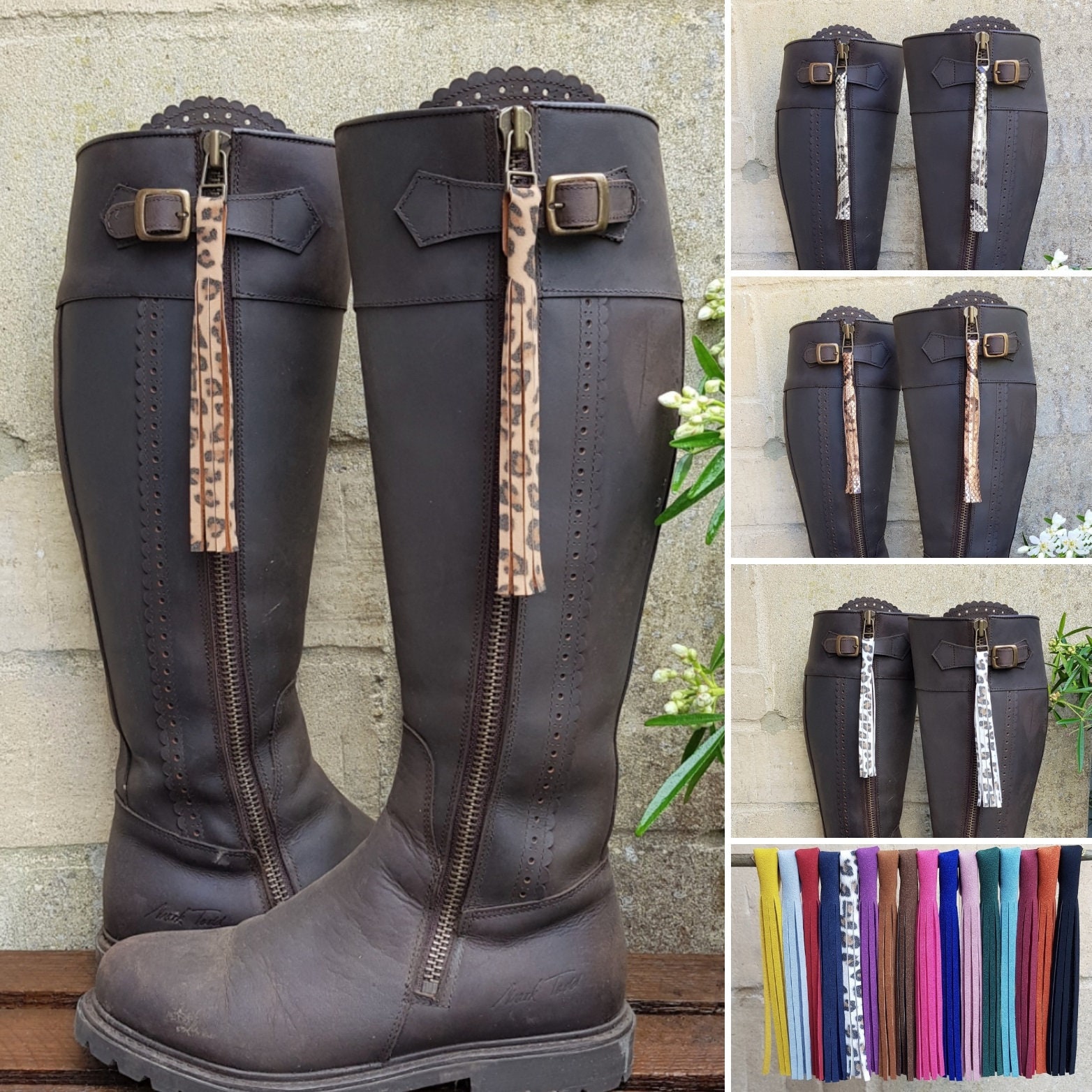 boots with tassels women's