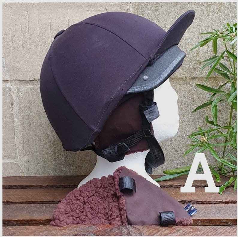 Waxed Riding Hat Ear Muffs Warmers Brown or Cream Sherpa Etsy