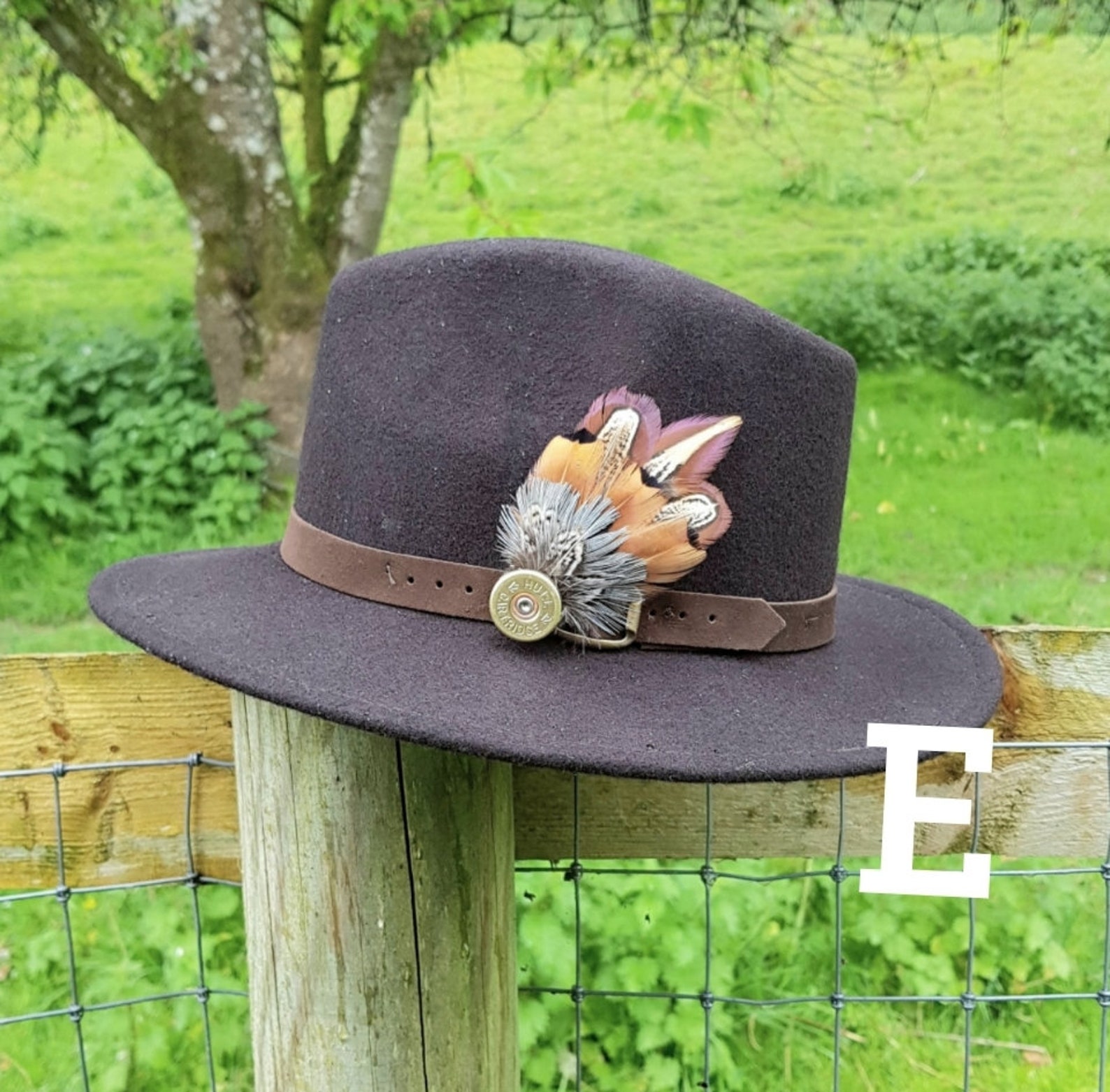 Medium Pheasant Feather Brooch Hat Pin Country Wear Etsy UK