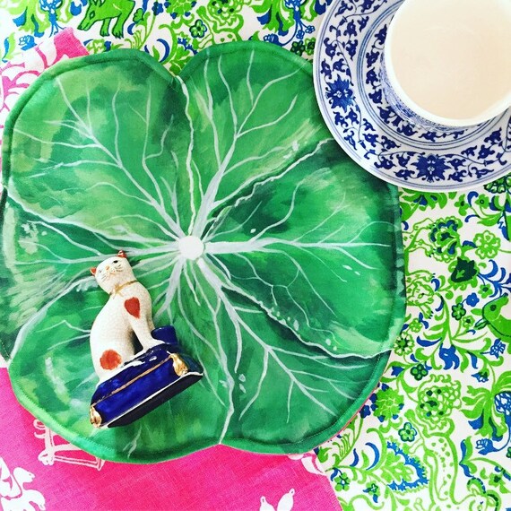 Set of 6 Cabbage Ware Placemats Easter Table Decor Lettuce Etsy