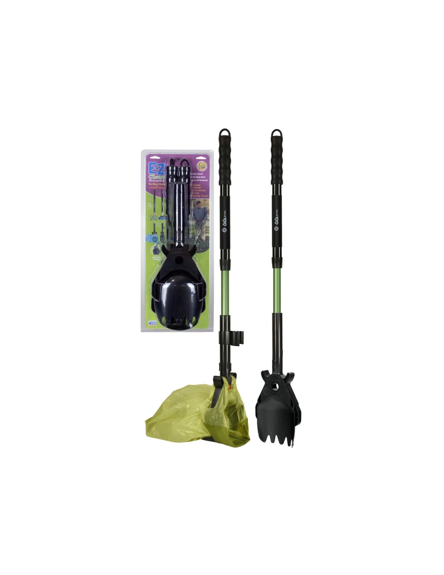 GoGo Stik EZ Clean Scoop Set. ST Pooper Scooper and Dootie Rake;  Sma…