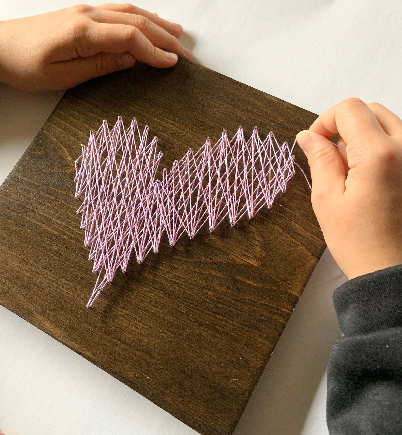 DIY String Art Kit Heart Kids Teen & Adult Craft Canada Etsy