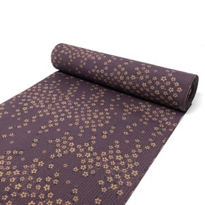 Vintage Kimono Fabric / Fabric per Yard / Synthetic Fiber/ Floral / J160