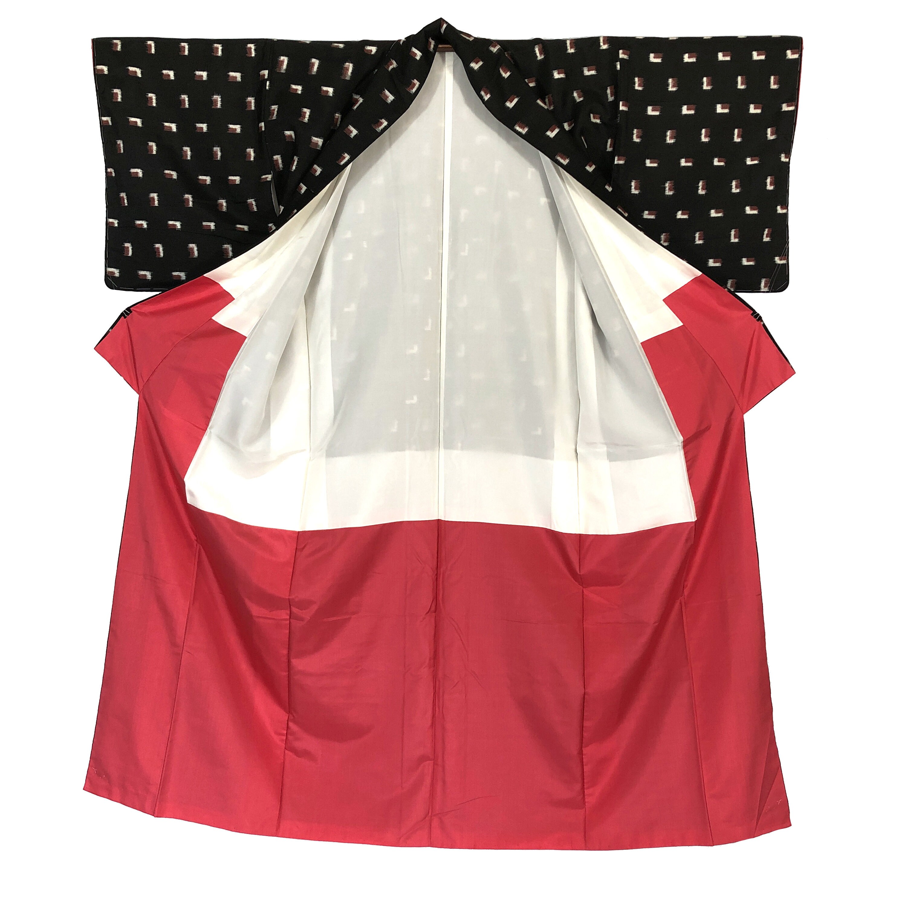 エルンスト【Le Kimono】 Vintage Japanese Kimono / Meisen / Cotton & Silk / Komon