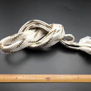 Vintage Japanese Obi-Jime / Cord / L201 / Kimono Accessory / Kumihimo