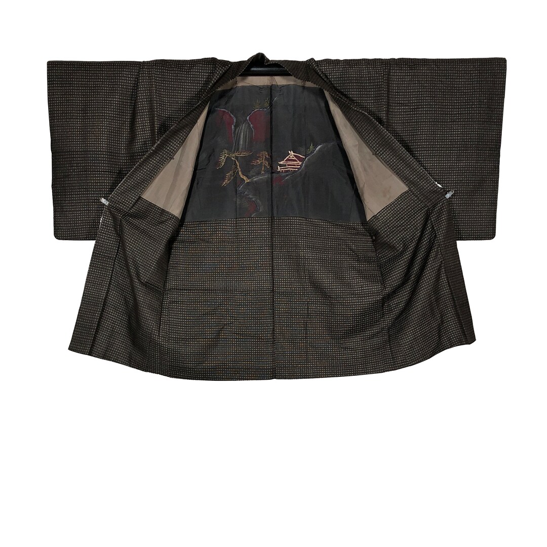 Vintage Japanese Kimono / Men's Haori / Jacket / Coat / Etsy