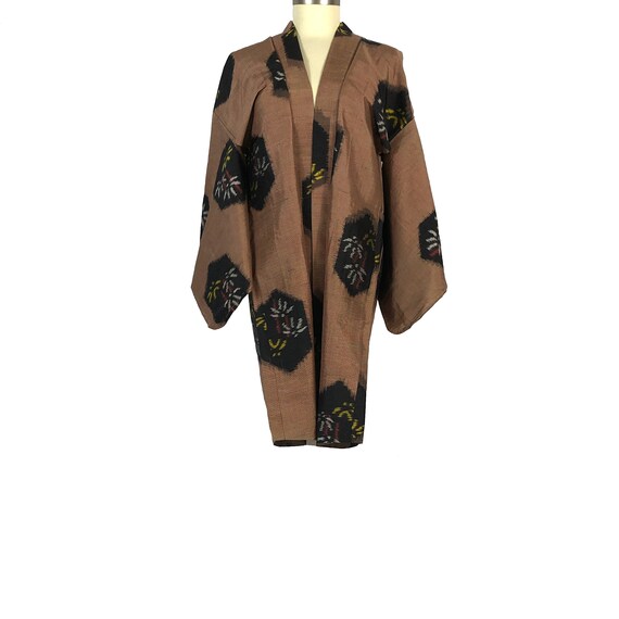Vintage Japanese Haori / Kimono Jacket / Kimono C… - image 4