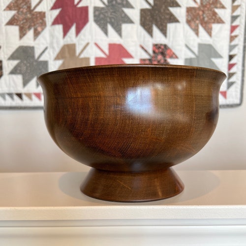 Yarn Bowl - shops Hardwood - 9.75