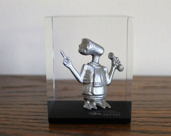 E.T. Figure Resin Block Paper Weight