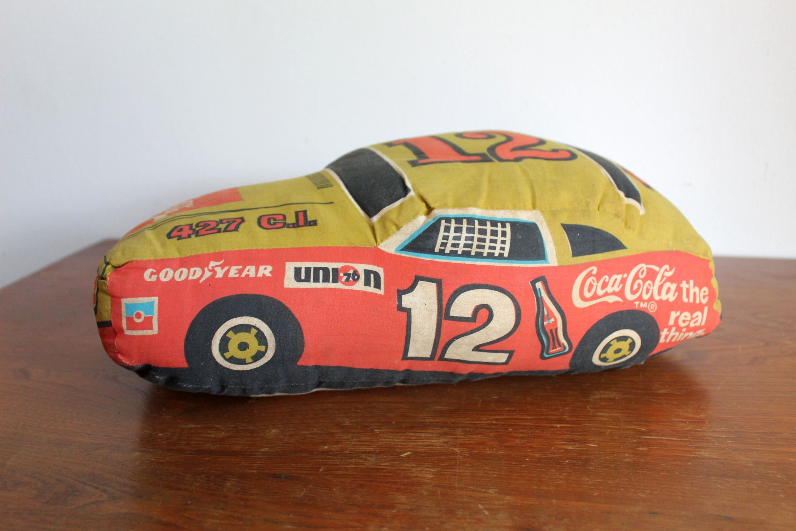 Stuffed Racing Car Vintage Bobby Allison Coca Cola Plush #12 Race Car Toy Pillow NASCAR - Etsy