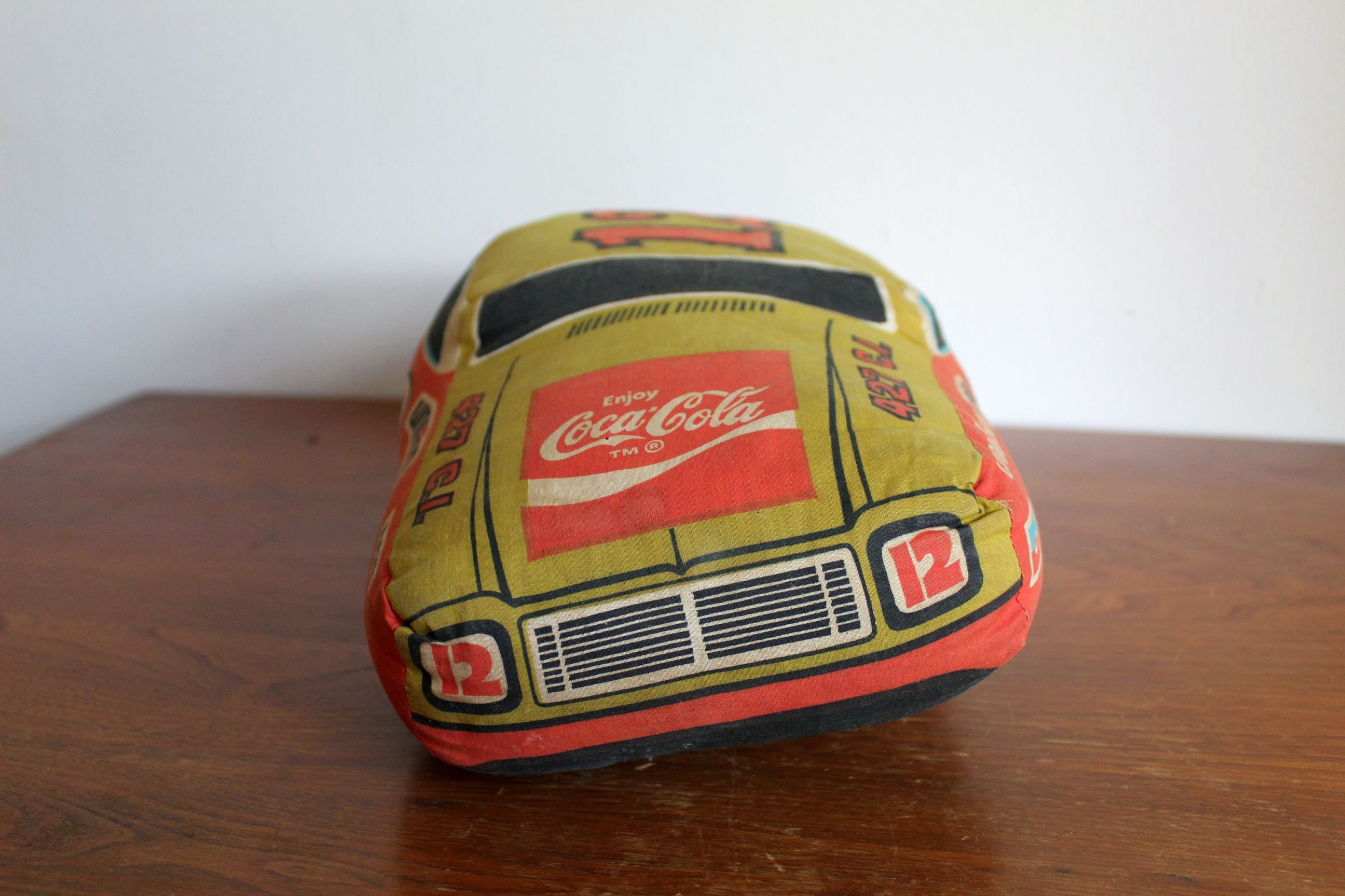 Stuffed Racing Car Vintage Bobby Allison Coca Cola Plush #12 Race Car Toy Pillow NASCAR - Etsy