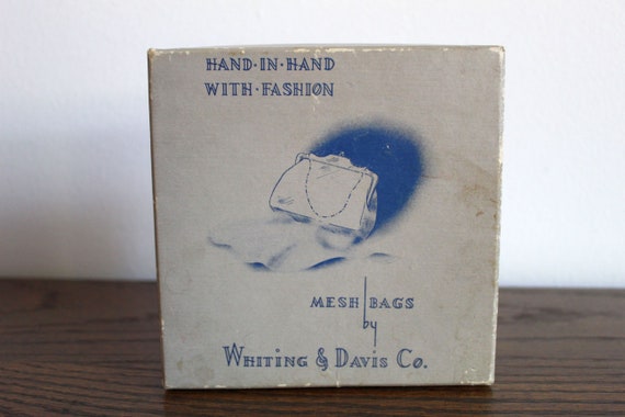 Antique Whiting & Davis Gold Mesh Purse - image 3